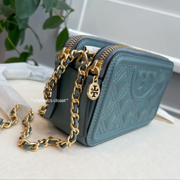 🎀NeW! Tory Burch Fleming Double Zip Mini Bag - Picture 13 of 16